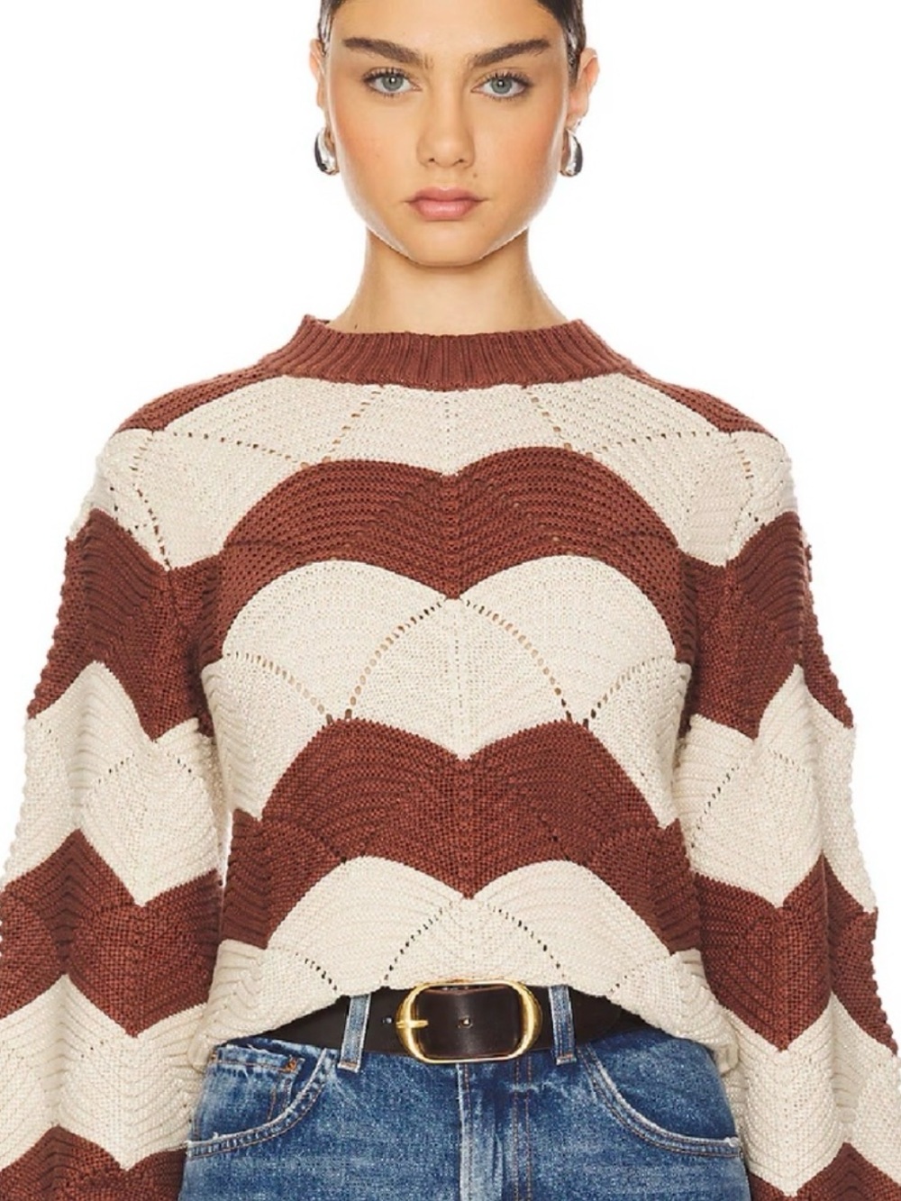 CLEOBELLA kori sweater in terracotta